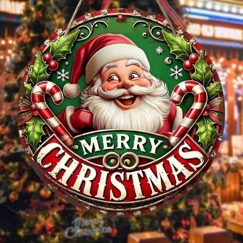 2D Flat Hanging Decorative Metal Sign Hand Painted Art