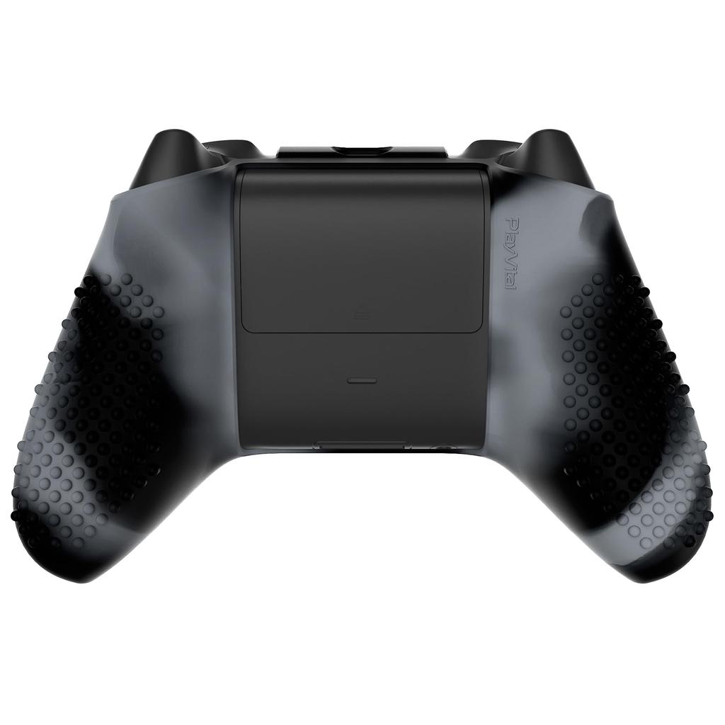 eXtremeRate PlayVital 3D Studded Xbox Series Controller Silicone Cover Skin with 6 Black Thumb Grip Soft Rubber Case Protector for Xbox Core Wireless