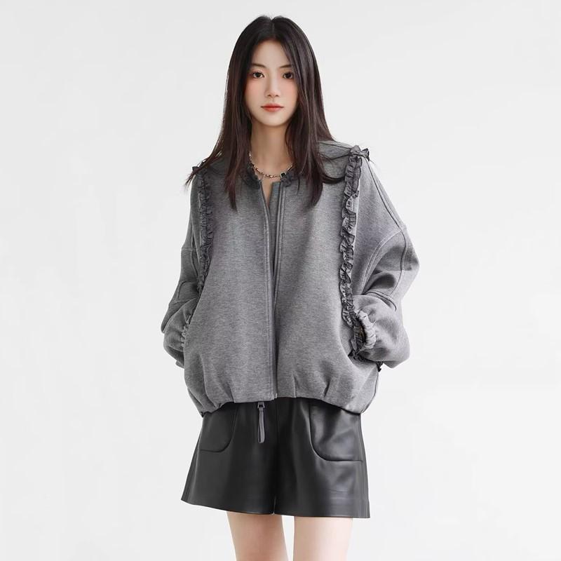 long sleeve Plus size Cotton jaket causal loose spring autumn women Jacket Coat