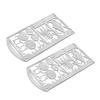 Stainless Steels Fishing Hook Card Outdoor Survivals Multitool Card Survivals Gear Card for Huntings Fishing Hikings