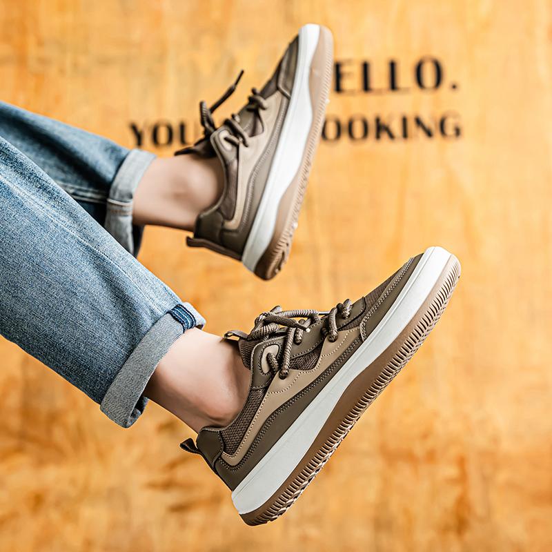 Modische lässige Sportschuhe Herren Skateboard-Schuhe Atmungsaktive Sportschuhe Leichte Outdoor-Camping-Reiseschuhe