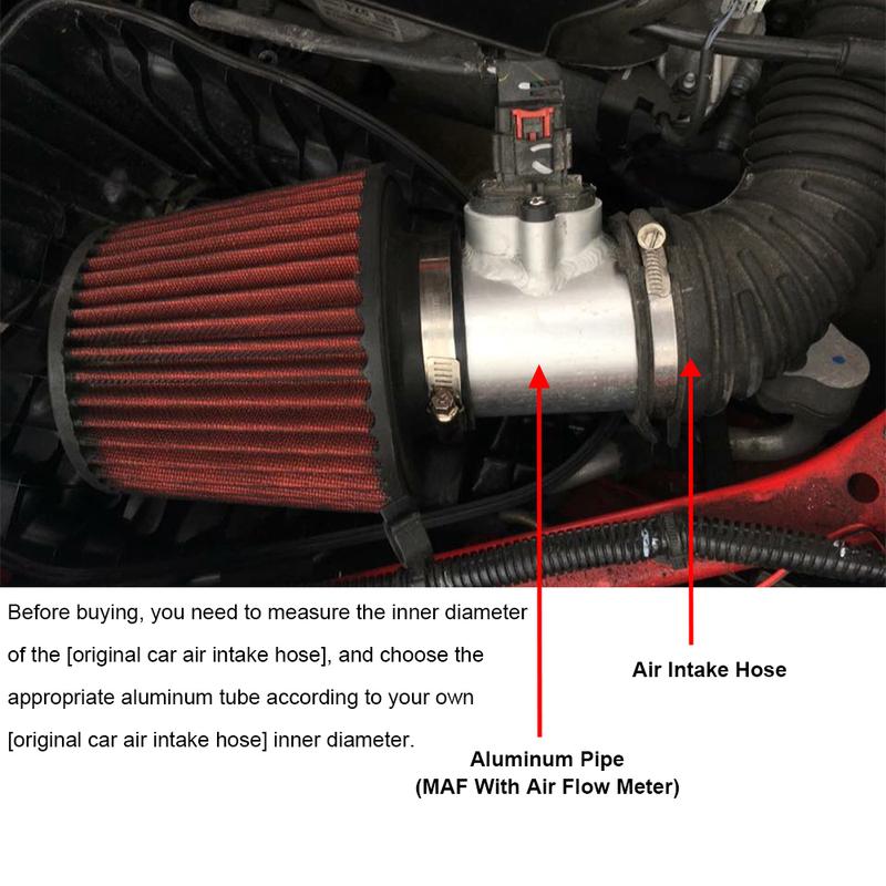 Air Intake Pipe Flow Sensor Mount for BMW BMW 118 120 228i 320i 328i 428i 528i M3 M4 M5 M6 X1 MAF Performance Meter Adapter Tube