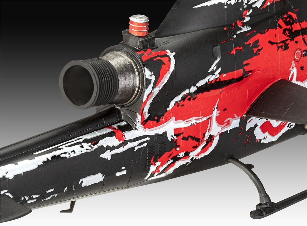 Revell Geschenkset 05640 Flying Bulls 25. Jubiläum Maßstab Unmontierter Plastikmodellbausatz mit Zubehör AH-1F Cobra 148