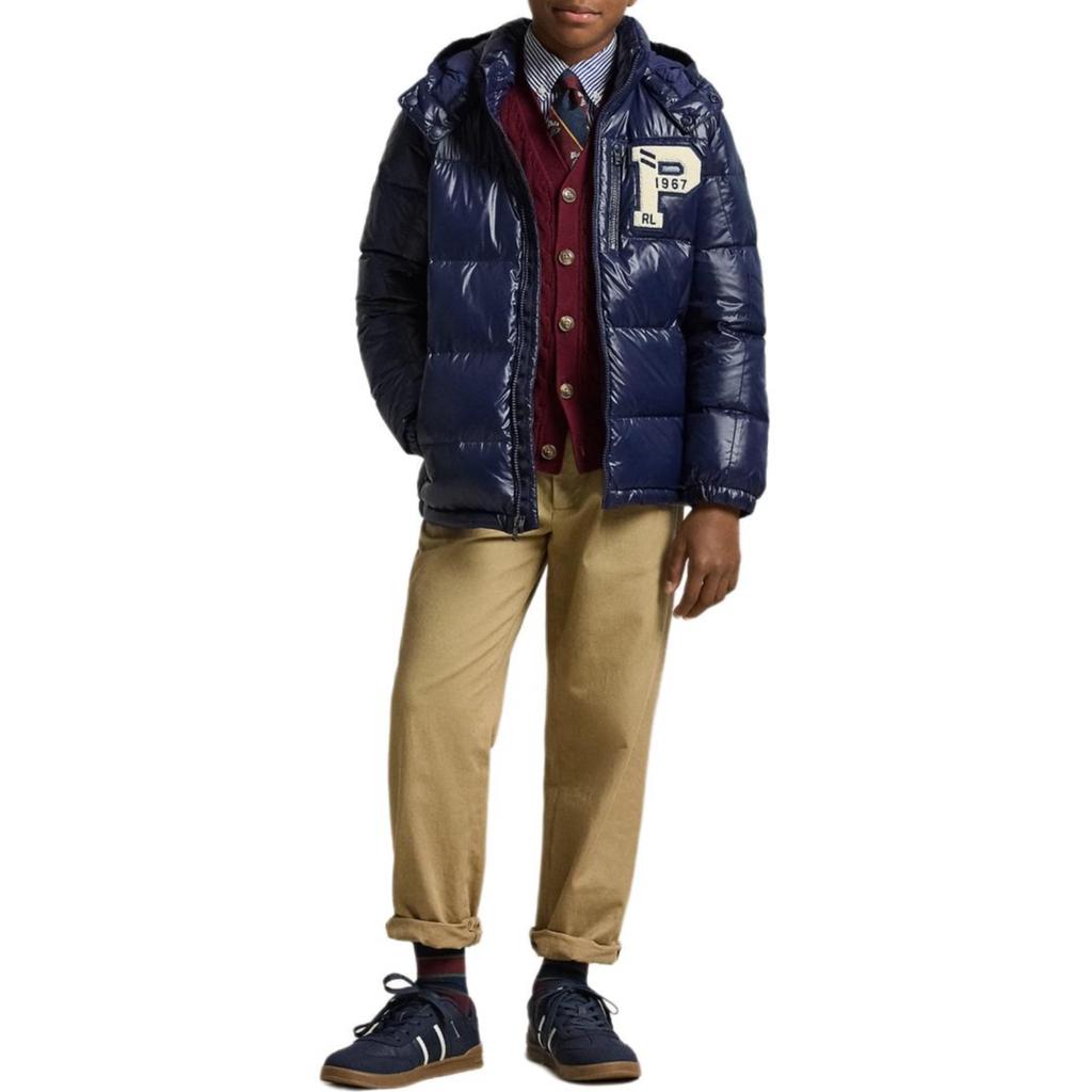 Polo Ralph Lauren Down Jacket With Detachable Hood And Zipper Kids Jackets CWPOOTWY6020387-410
