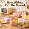 With Handle 1000ML Silicone Fresh-keeping Bag Odor-Proof Sealed Bag  Home Kitchen