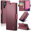 CaseMe RFID Blocking Wallet Case for Galaxy S24 Ultra S10 S20 S21 S22 S23 S25 Card Holder Magnetic Clasp Leather Book Folio Case