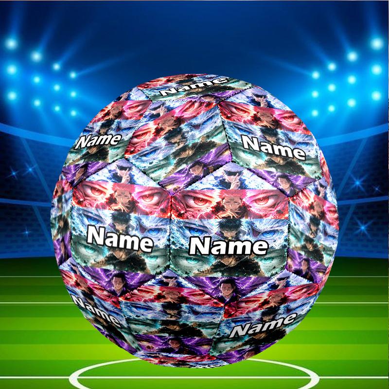 Custom Name Personalized Jujutsu Kaisen Print Size 5 Soccer Ball Training & Match Football, for Team, Kicking, Gift for Football