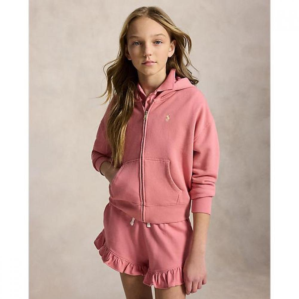 Polo Ralph Lauren Girls 7 16 Terry Full Zip Hoodie M