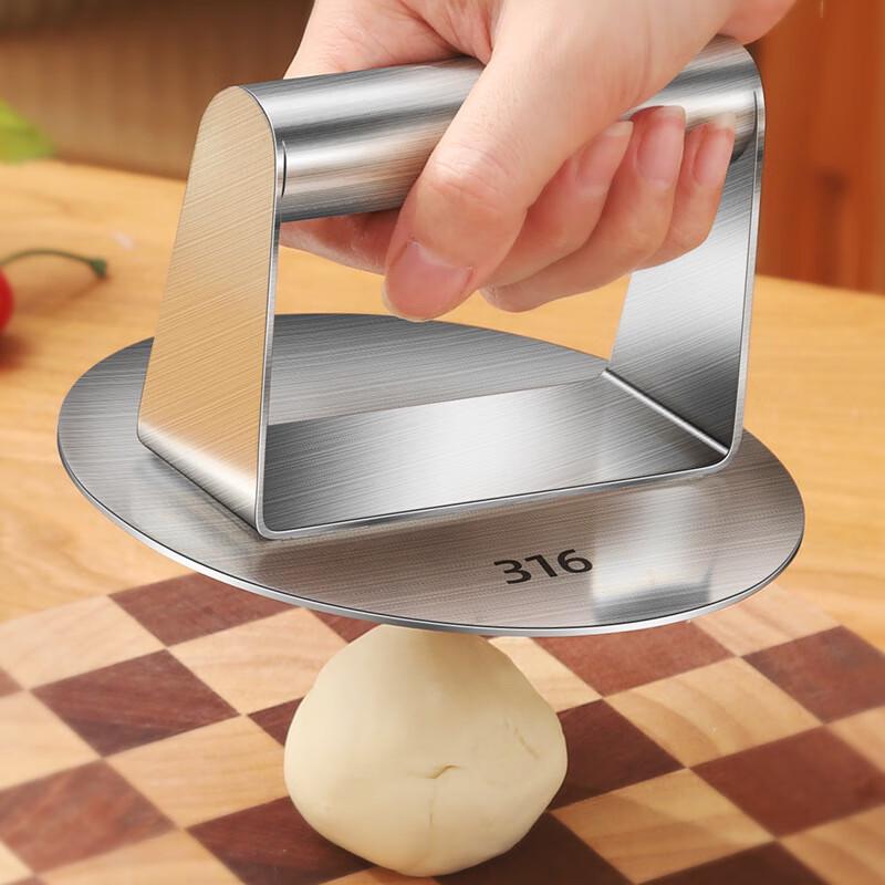 Wutuo 316 Stainless Steel Round Griddle Press