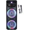 Portable Speaker - INOVALLEY - MS02-XXL-N - Illuminated - 1000 W - Bluetooth - Battery Life 2 To 3 Hours - Karaoke Function