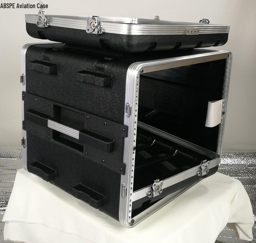 

8U ABS Plastic Amplifier Cabinet - Microphone Flight Case & Installation Rack