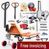 Manual Forklift Accessory Set: 3 Ton/2 Ton Pallet Truck Cylinder, Handle, Rocker Arm, Wheel Frame, Bearing, Small Wheel Assembly