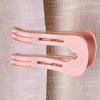 4 Pcs/Set Clips Plastic Thicken Great Spring Anti-slip Serrated Edge High Friction Clothing Clip for Home