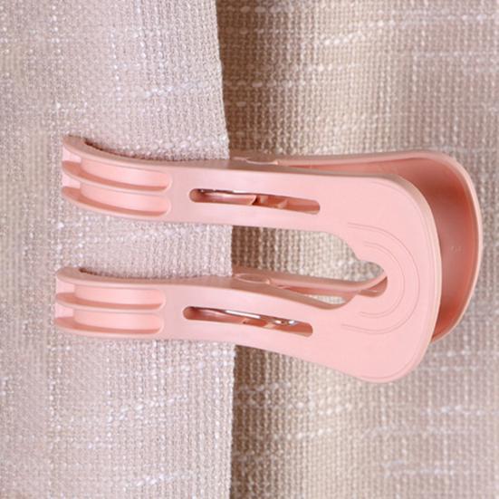 4 Pcs/Set Clips Plastic Thicken Great Spring Anti-slip Serrated Edge High Friction Clothing Clip for Home