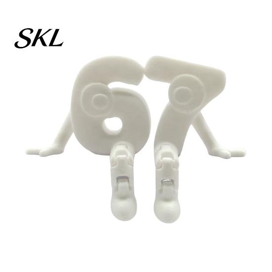 One-piece Integrated Molding Figure 3D Printed Movable Joint Number 6 & 7 Figurine Ornaments, Desktop Art Sculpture, Decorative Ornament Digit Statue,
