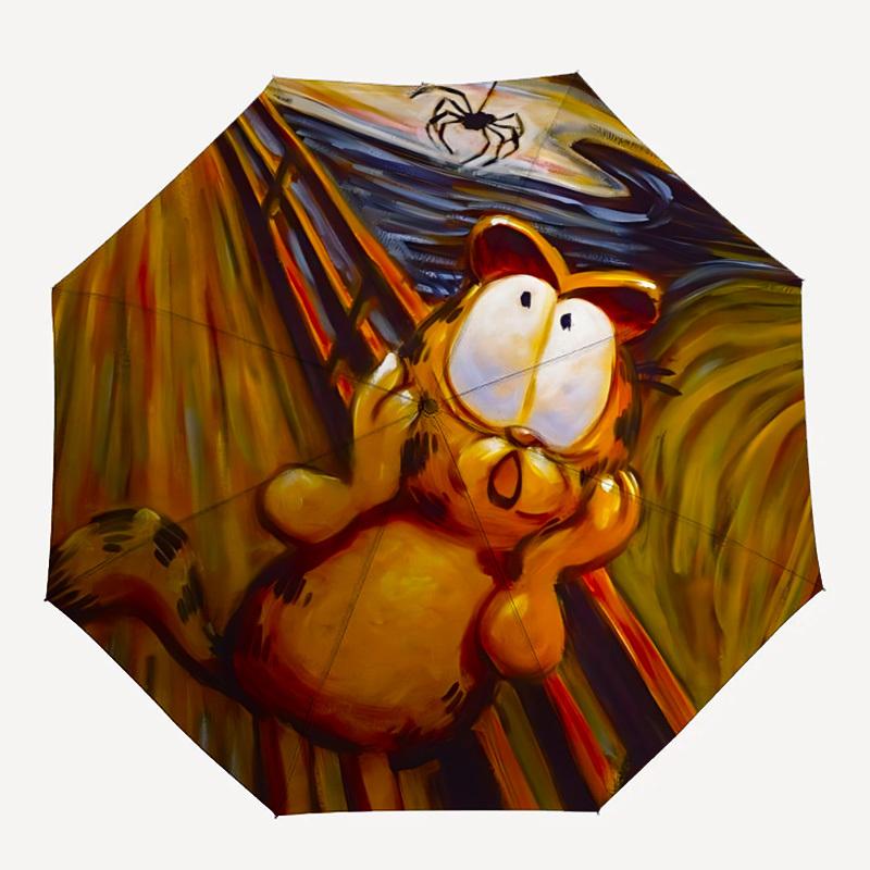 

1pc Garfield umbrella - automatic opening and closing, sturdy iron frame, formal occasions yy251027032