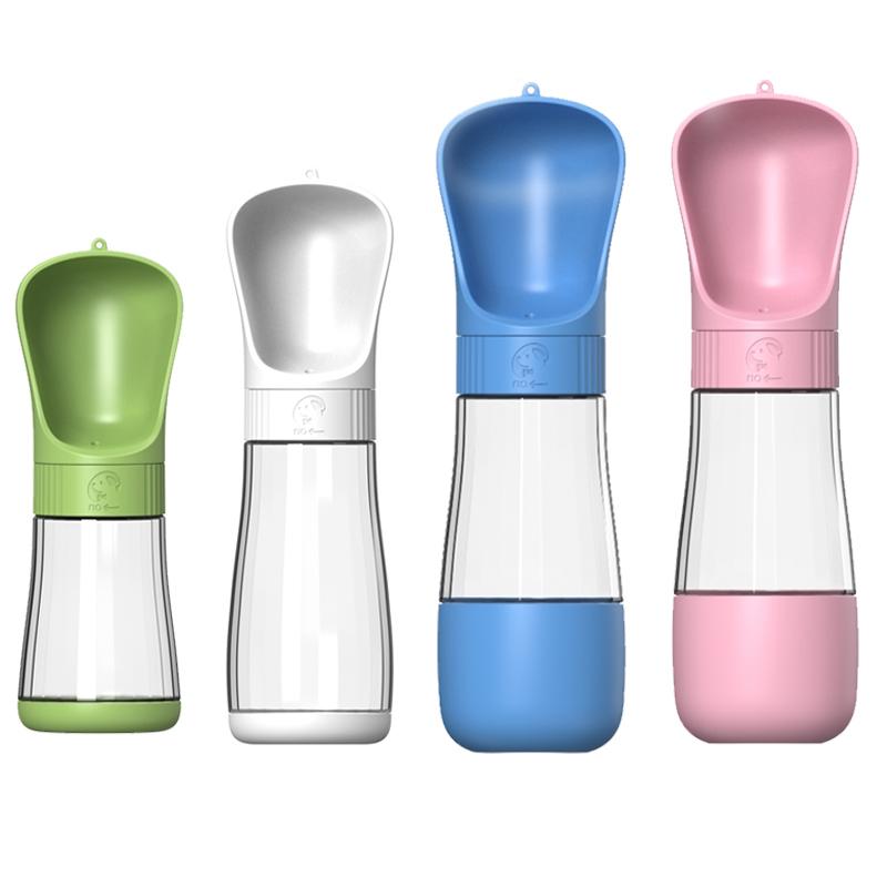 Dog Water Bottle For Small Medium Dogs Cat Portable Puppy Drinking Food Feeder Outdoor 2 In 1 Water Cup French Bulldog Supplies
