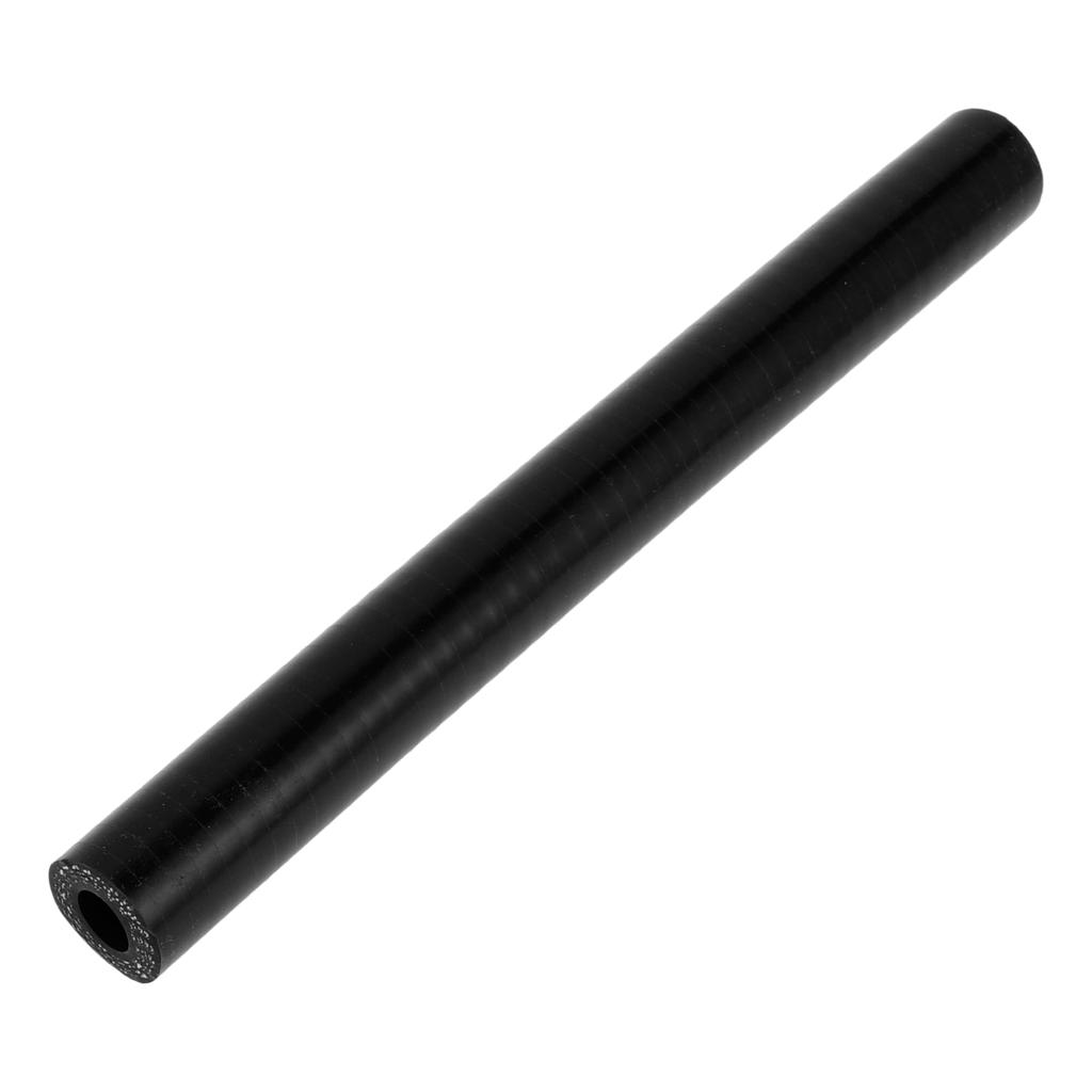 X AUTOHAUX 1 Piece Inner Diameter 10mm/0.39" Inner Diameter 200mm/7.87" 0 Degree Straight Black