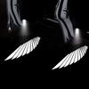 2/4PCS Car Door Welcome Light 2/4Pcs LED Angel Wings Projector Lamps Door Shadow Lights ABS Wireless No Punching Required