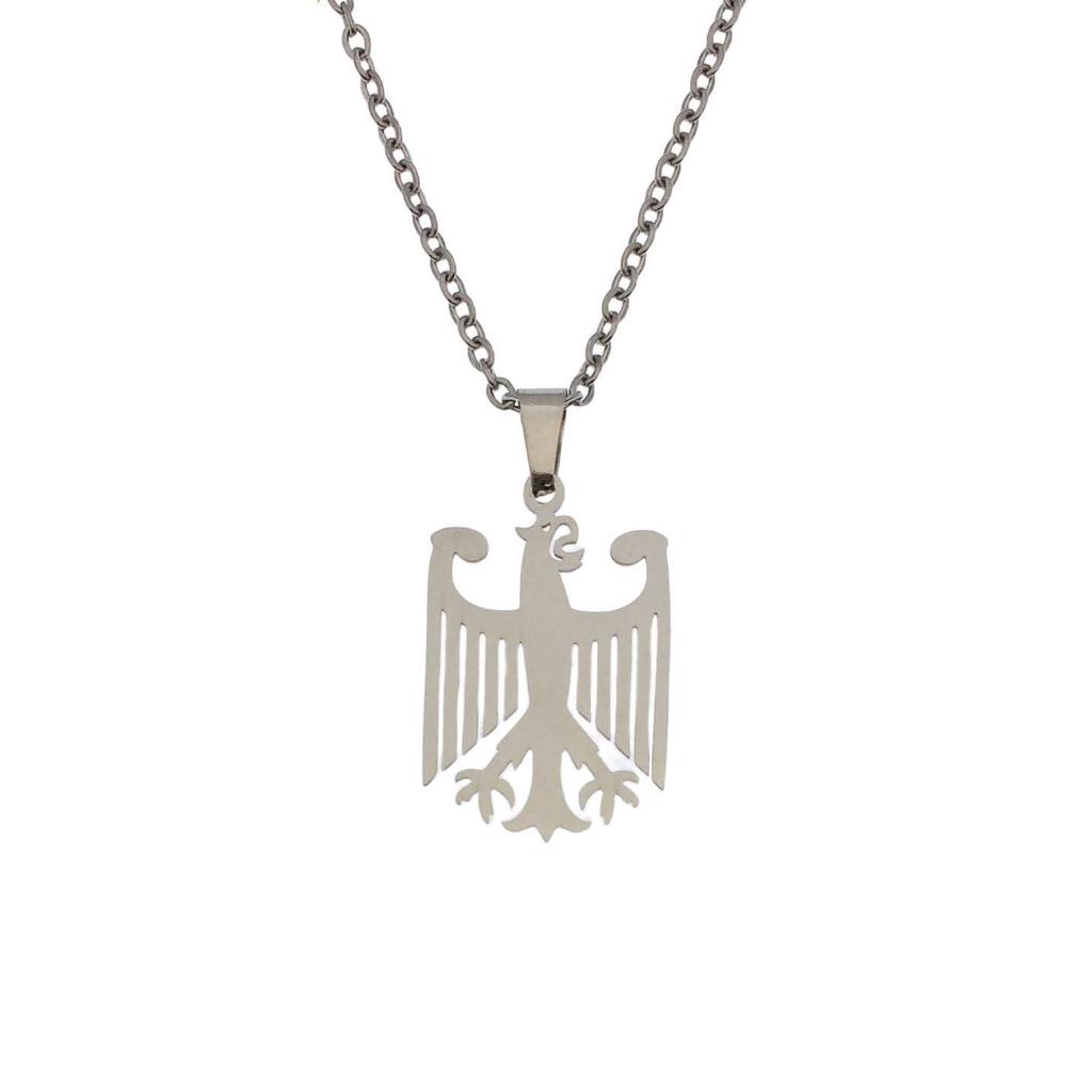 Stainless Steel German Eagle Necklace for Women - Simple and Stylish