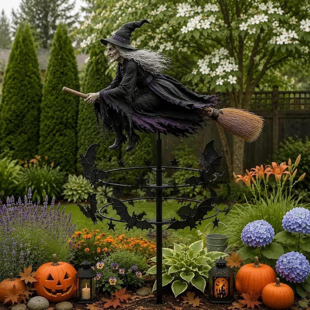 Charming Witch Garden Wind Spinner