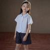 Hacikis Girls' Summer Casual Patchwork Shirt