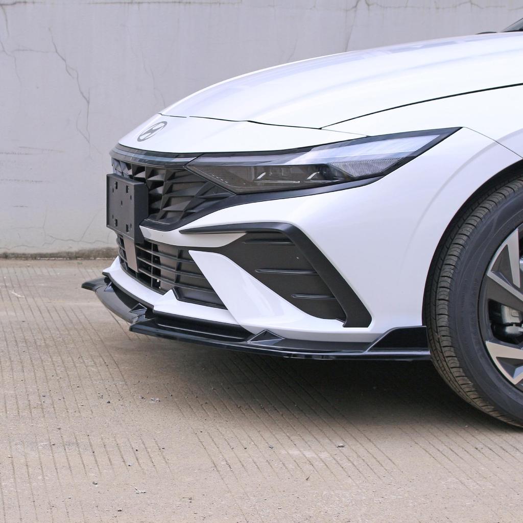 23-Model Hyundai Elantra Custom Body Kit: Front Splitter, Lip, Side Skirts, Louvers, Rear Spoiler, and Corner Protectors
