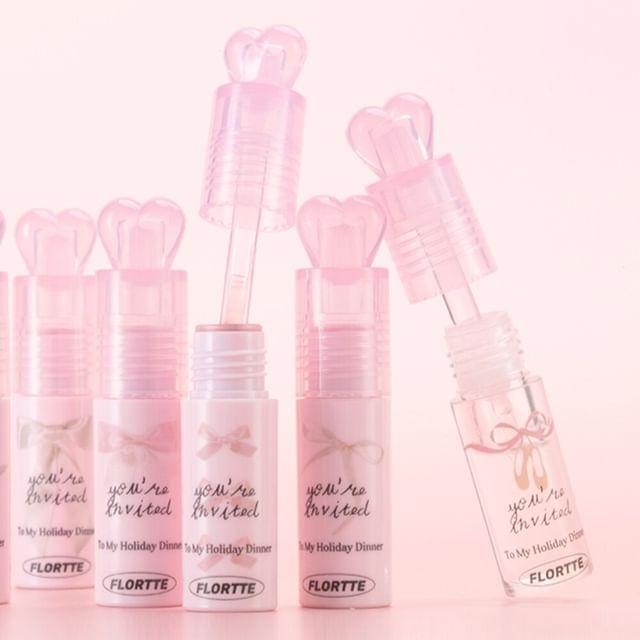 FLORTTE - Small Bowknot Series Lip Cream (4-6) #06 clear - 2.2g