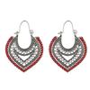 Bohemian Vintage Fashion Rope Wrap Earrings For Women Carved Hollow Geometric Drop Dangle India Earrings Boho Jewelry Wholesale