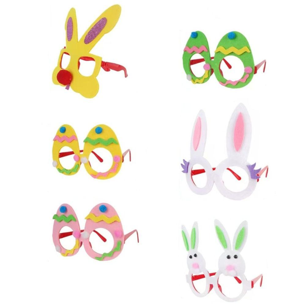 

6/12Pcs Set Plush Rabbit Ear Hair Hoop Party Decorations Rabbit Ears Headwear Dress Up 6Pcs Set Style5