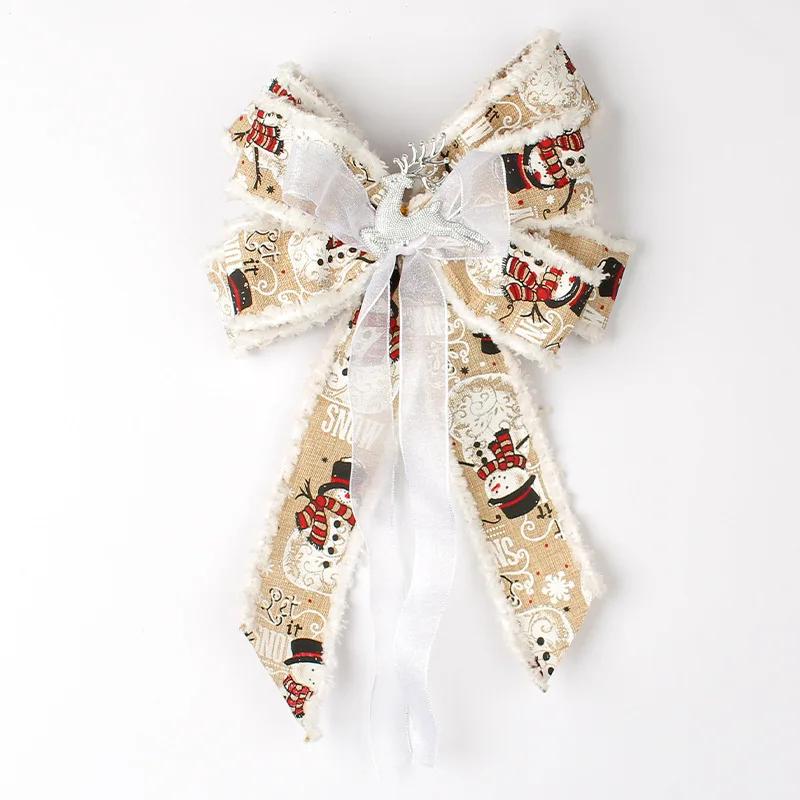 Christmas Decorations Five Pointed Star Bell Accessories Pendant Diy Christmas Tree Decorations Bow Knot Bell Window Props