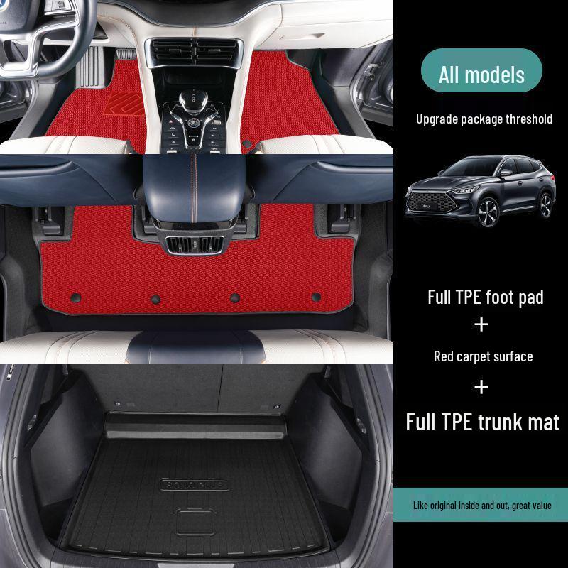 BYD Song Plus DMI/EV All-Inclusive TPE Floor Mats for New Energy Cars