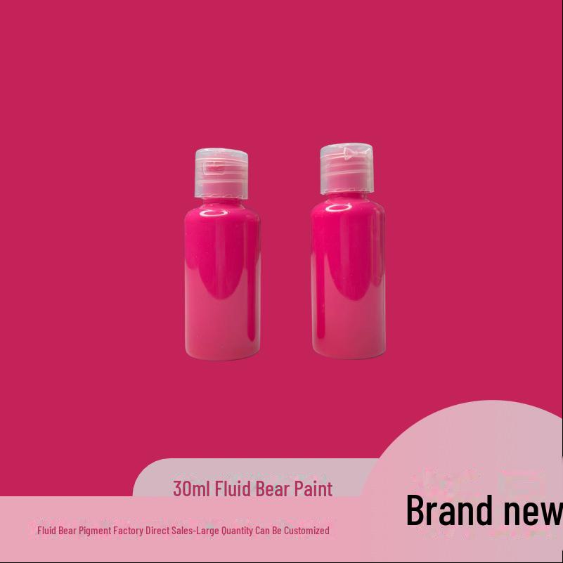Fluid Bear Acrylic Paint DIY Kit: Handmade Graffiti Doll Drawing Supplies for Hot Sale