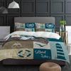 Anchor Lighthous Emblem Seagull Octopus Duvet Cover With Pillow Case Custom 3pcs Bedding Set Quilt Cover Double Bed Home Textile