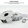 Stainless Steel Teapot Heater Hollow Design Ventilation Hole Teapot Warmer Brushed Finish Silver Tea Warmer Tea Heating
