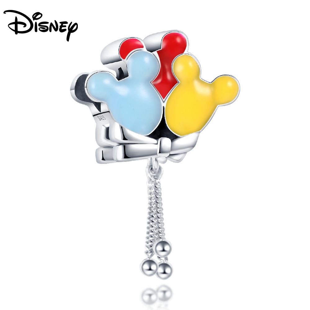 925 Silver Pendant Mickey Winnie Cute Series Charms Beads Fit Bracelet Necklace Women DIY Festival Luxury Jewelry Gifts