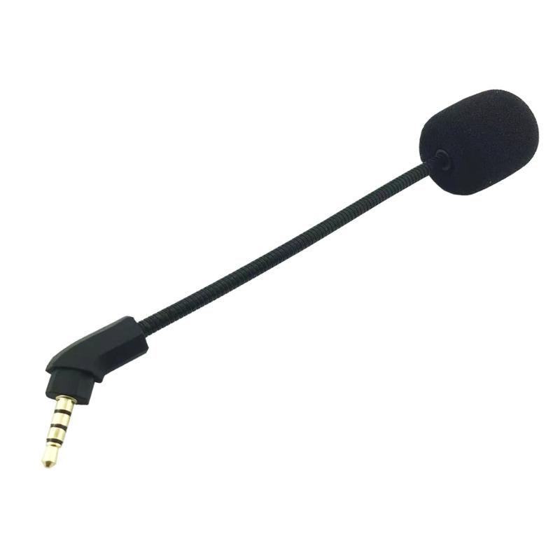Replacement Game Mics Microphone Boom 3.5mm for HyperX Cloud Revolver S Microphone PC Gaming Headsets Mic Boom Accessory