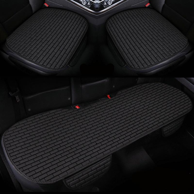 Cushion Linen Backrest Car Universal Nonslip Wearresistant Comfortable For All Seasons