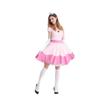 Halloween Costume Women, Party Costume Short Pink Dress Stage Costume