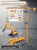 Extra Large Alloy Toy Construction Crane for Kids, Age 6+