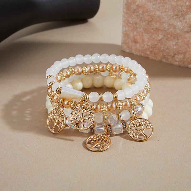 Bohemian bracelet creative tassel multi-layer beaded bracelet