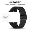 Elastic Nylon Loop Strap For Apple Watch Ultra 3/2/1 49mm 11 10 46mm 42mm Bracelet Wristband iWatch 9 8 7 6 5 4 SE 45/41/44/40mm