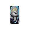 Nightmare Before Christmas PU Wallet Women Long Zip Clutch Makeup Bag Jack Skellington 3pcs