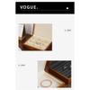 MISHITU Solid Wood Jewelry Storage Box with Cover Organizer for Ring Necklace Bracelet Jewelry Storage Display Organizer Case