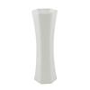 Plastics Flower Vases Modern Ceramic Look Plastics Vase For Flowers Unbreakable Geometric Ceramic Look Vase For Home Office Cafe
