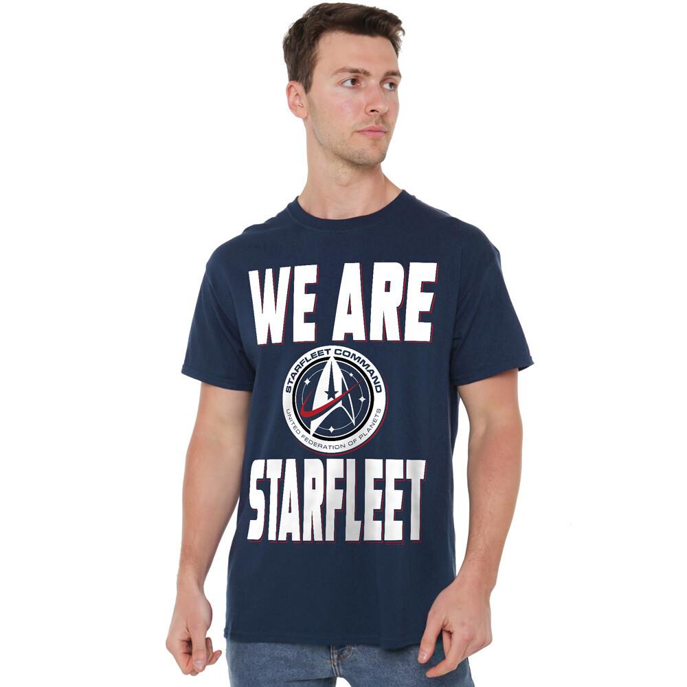 Star Trek Discovery We Are Starfleet T-Shirt S-2XL, Navy Unisex T-Shirt S