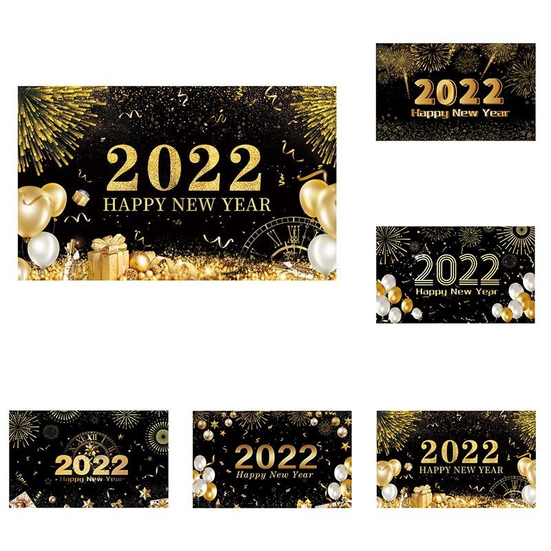 Glamorous Happy New Year 2022 Party Supplies Banner Perfect For Celebrating In Style