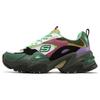 Stamina V2 Collaborazione One Piece Colore Zoro Lacci in Pelle Scarpe Basse Stile Dad Sneakers da Donna Verde 896034-BKMT