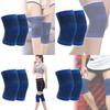 Comfortable Blue Knitted Knee Support For All Sports With Thermal Protection