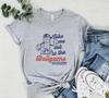 Take Me Out To The Ballgame Retro Peanut Baseball Mascot Crew Neck Tee, Classic Song Lyric Game Day Sports Fan Casual Athleisure T Shirt